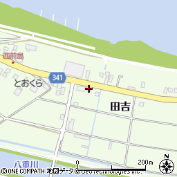 宮崎県宮崎市田吉1884-1周辺の地図