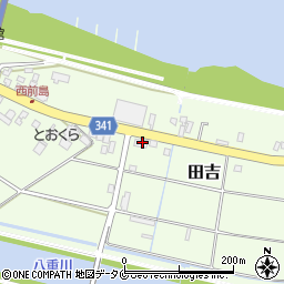 宮崎県宮崎市田吉1881周辺の地図