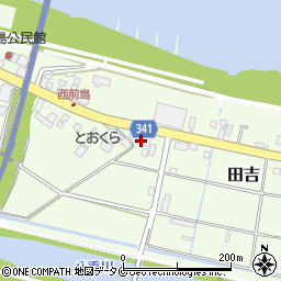 宮崎県宮崎市田吉1812周辺の地図