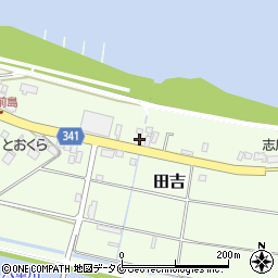 宮崎県宮崎市田吉1876-4周辺の地図
