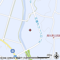 鹿児島県薩摩川内市東郷町鳥丸165周辺の地図