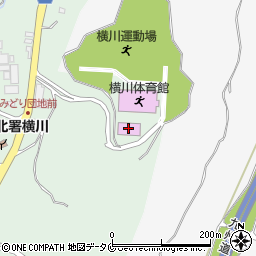 横川温水プール周辺の地図