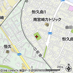 上池田街区公園周辺の地図