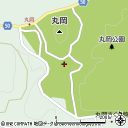 まるおか桜苑周辺の地図