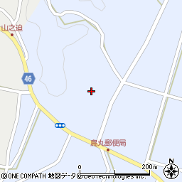 鹿児島県薩摩川内市東郷町鳥丸2158周辺の地図