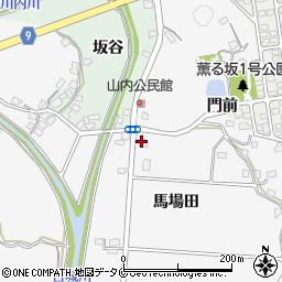 宮崎県宮崎市古城町馬場田周辺の地図