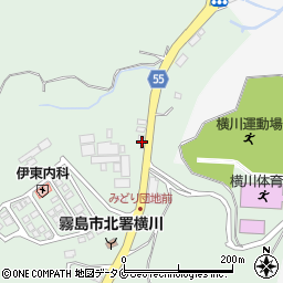 鹿児島県霧島市横川町上ノ3394周辺の地図