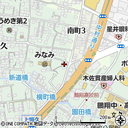 宮崎県宮崎市南町3丁目7周辺の地図