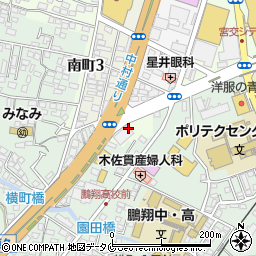 宮崎県宮崎市南町周辺の地図
