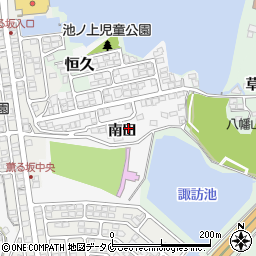 宮崎県宮崎市古城町南田周辺の地図