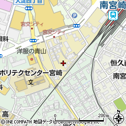 宮崎県宮崎市東大淀2丁目4-13周辺の地図