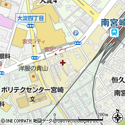 宮崎県宮崎市東大淀2丁目4-24周辺の地図