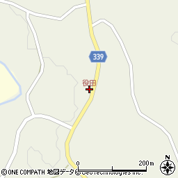 役田周辺の地図