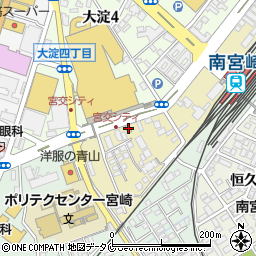 すき家宮崎東大淀店周辺の地図