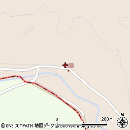 鹿児島県薩摩郡さつま町中津川6900周辺の地図