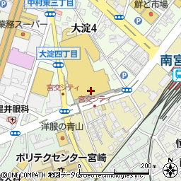 グローバルセレクション　宮交シティ店周辺の地図