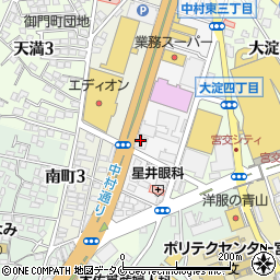 日本工営株式会社　宮崎営業所周辺の地図