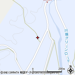 鹿児島県薩摩川内市東郷町鳥丸1805周辺の地図