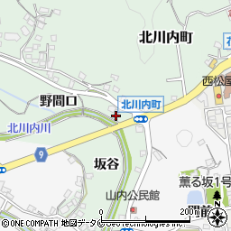 宮崎県宮崎市北川内町野間口4634周辺の地図