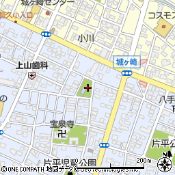 城ヶ崎街区公園周辺の地図