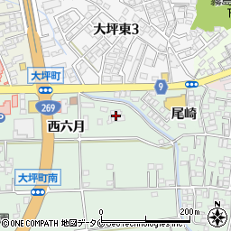 大坪保育園周辺の地図