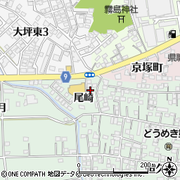 宮崎県宮崎市大坪町尾崎2238-23周辺の地図