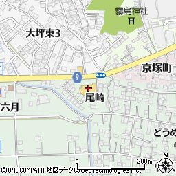 宮崎県宮崎市大坪町尾崎2235-1周辺の地図