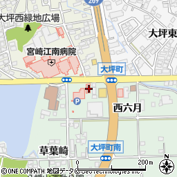 宮崎県宮崎市大坪町西六月2197-1周辺の地図