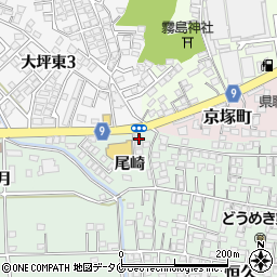 宮崎県宮崎市大坪町尾崎2238-20周辺の地図