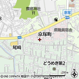 宮崎県宮崎市京塚町周辺の地図