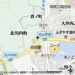 宮崎県宮崎市大坪町（倉ノ町）周辺の地図