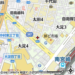 日本生命南宮崎ビル周辺の地図
