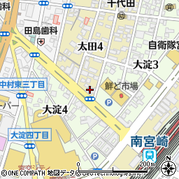 日本生命南宮崎ビル周辺の地図