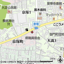 コスモ京塚周辺の地図