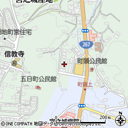 ダスキン若葉宮之城店周辺の地図