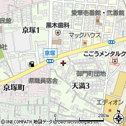 宮崎銀行西大淀出張所周辺の地図
