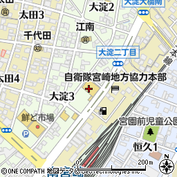 スーパーオートバックス・宮崎南店周辺の地図