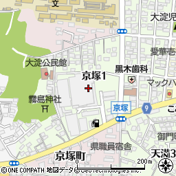 〒880-0937 宮崎県宮崎市京塚の地図