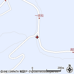 鹿児島県霧島市牧園町三体堂1802周辺の地図