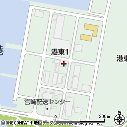 ジャパン建材株式会社　宮崎営業所周辺の地図