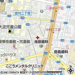 宮崎県宮崎市中村西周辺の地図