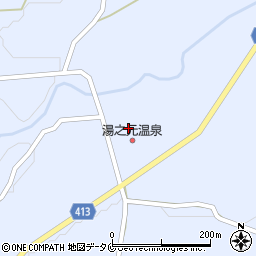 湯之元温泉・旅館周辺の地図