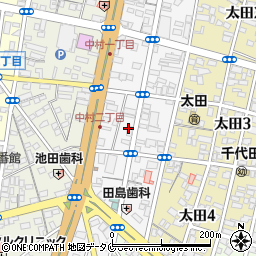 ポスティングサービス宮崎周辺の地図