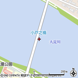 小戸之橋周辺の地図