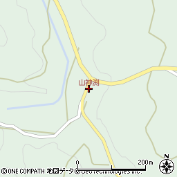 山神渕周辺の地図
