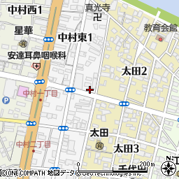 鉄板居酒屋 ゆるり 宮崎周辺の地図
