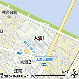 宮崎県宮崎市大淀周辺の地図