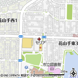 宮崎日日新聞　花山手販売所周辺の地図