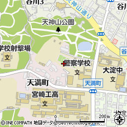 宮崎県宮崎市天満町6周辺の地図