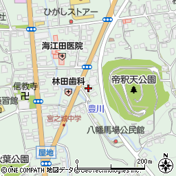西薗電気周辺の地図